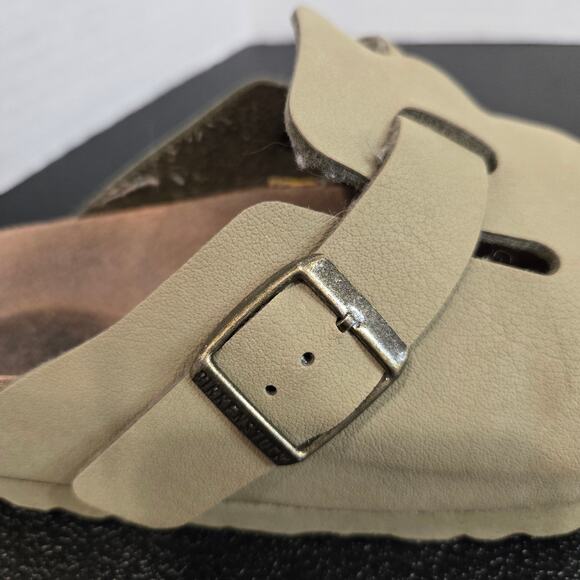 Birkenstock Boston Clog Women's EU Size 37 US Size 7 Taupe - Picture 6 of 13